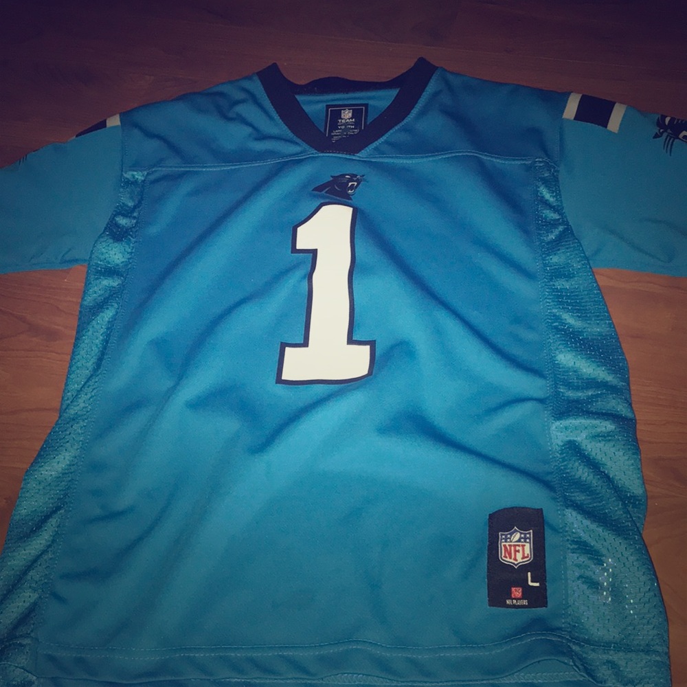 Cam newton #1 panthers jersy